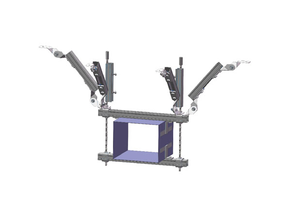 矩形风管纵向支撑装配图